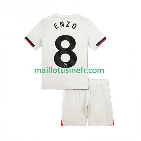 Maillot de Foot Chelsea Enzo Fernandez 8 Extérieur 2025-26 - Enfant Maillot de Foot Chelsea Enzo Fernandez 8 Extérieur 2025-26 - Enfant